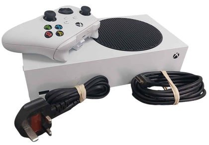 Xbox Series S console 512GB white with pad and cables unboxed