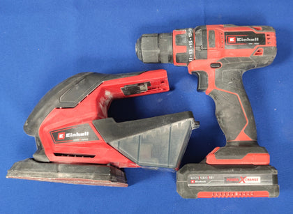 Einhell Drill and Palm Sander Set**Unboxed**