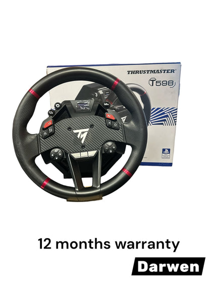 Thrustmaster T598 Direct Axial Drive Racing Wheel – Next-Gen Force Feedback for PS5, PS4 & PC – High-Fidelity Direct Drive Wheel