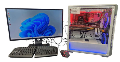 Gaming pc, MSI Desktop PC, MS-7996, 8GB RAM, I5-6500T, AMD RADEON R9200 Series, monitor, kb & mouse