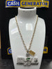 Silver Chain 18'', 14.4g and Get Money Pendant, 30.10g