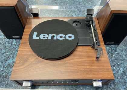 Lenco MC-160WD belt-drive turntable and stereo system