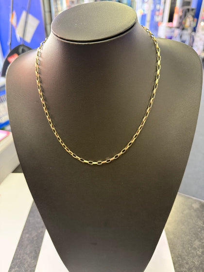 9ct Gold 19” Chain