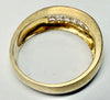 14ct yellow gold ring Size N 1/2