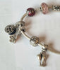 PANDORA BRACELET WITH 11 CHARMS 19cm