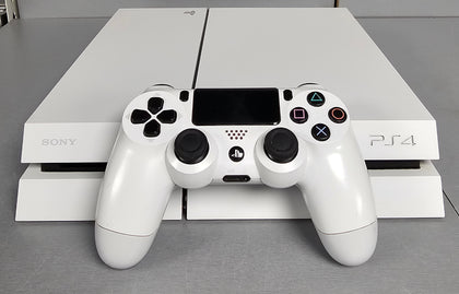 Playstation 4 Console, 500GB White, Unboxed **Slow Disc Tray**