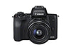 Canon EOS M50 Compact System Camera with EF-M 15-45 mm f/3.5-6.3 IS STM