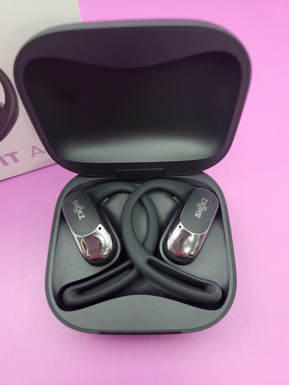 Shokz OpenFit Air Bluetooth TWS Open-Ear Headphones - Black.