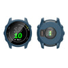 Garmin Forerunner 255 Cross-texture Silicone Band with Watch Case - Navy Blue