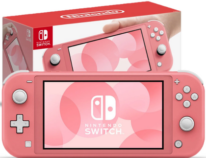 Nintendo Switch Lite - Pink - with Pokemon Sword Game - Boxed