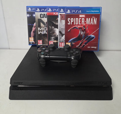 Sony PlayStation 4 Slim Console 500gb with 5 games