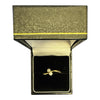 9K Yellow Gold Dual Stone Ring , 2.4G, XRF tested