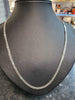 925 Silver Curb Style Chain - 21.5"