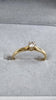 22ct gold diamond ring size M 1/2