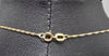 9ct Gold Necklace with Pendant 375 1.1G 18'' in Length