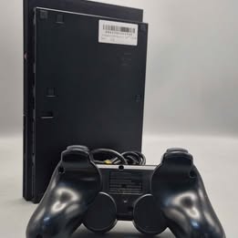 Playstation2 slimline console black WITH CONTROLLER