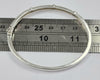 Silver Bangle with Diamonds