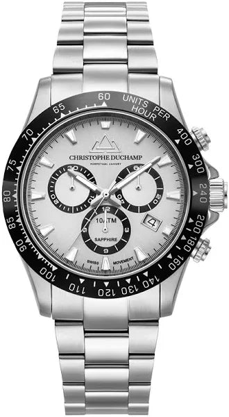 ** May Bank Holiday Sale ** Christophe Duchamp Grand Mont Men's Watch CD7101-11 ** Boxed **