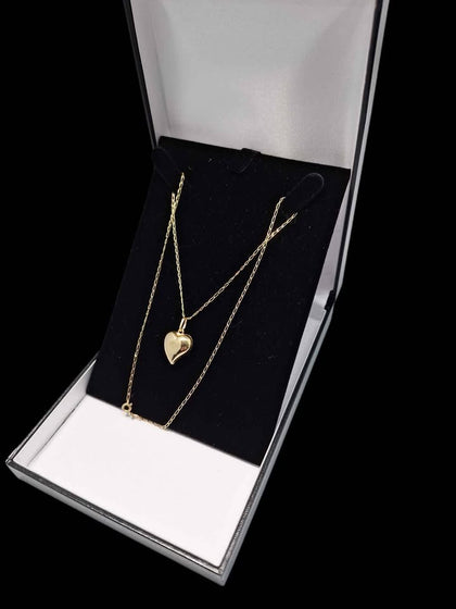 18ct Yellow Gold Very Thin Curb Chain Necklace - 18