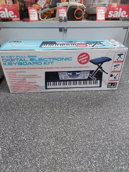 New Jersey Sound Keyboard Kit including Stand,chair&Headphones BOXED NEW