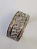 9ct Gold Diamond Panel Ring Size w