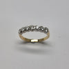 18ct Gold 0.49ct Diamond Half Eternity Style Ring - Size P - RRP £1780