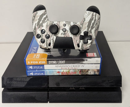 Sony Playstation 4 500GB Console & 3 Games