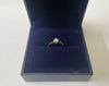 18ct Gold Ring 3.7g with 0.4ct Natural Diamond Size J