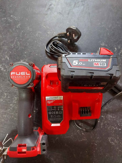 Milwaukee M18 FID3 Impact Driver With Rapid Charger & 5.0ah Battery