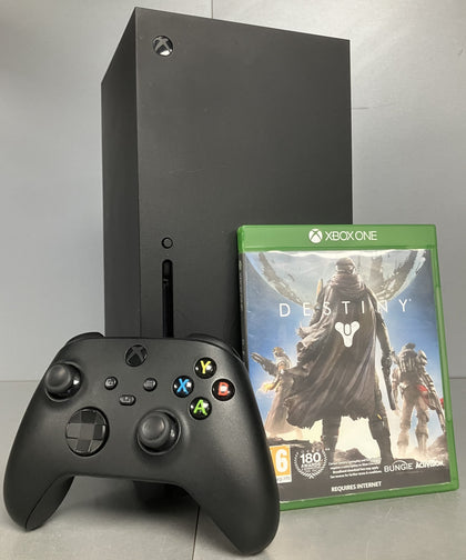 Microsoft Xbox Series X 1TB Black Console Bundle ( + Destiny  ) ** Unboxed **