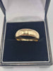18ct Yellow Gold Plain Wedding Band Ring - 10.53 Grams - Size Q