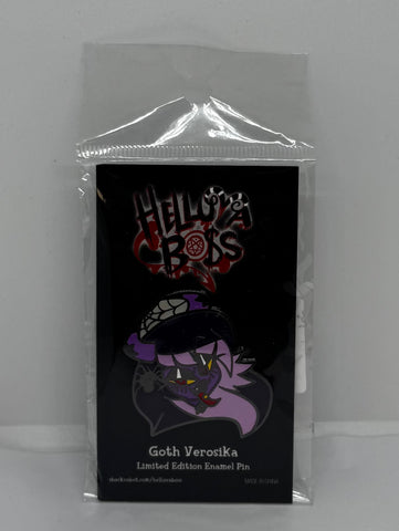 Helluva Boss Enamel Pin, Goth Verosika, Rare - Chesterfield