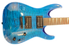 Jackson JS Series JS32Q DKA Dinky Arch Top Transparent Blue