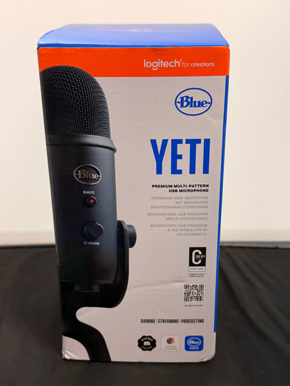 *sealed* blue yeti microphone
