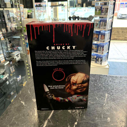 Bride of Chucky 15 Inch Talking Scarred Mezco Mega Scale Figure + Sound