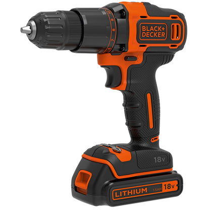 Black & Decker - 18V Lithium-Ion 2 Gear Hammer Drill