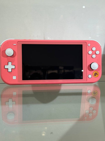 Switch Lite Console, 32GB Isabelle Aloha Coral Pink, (No DLC) Unboxed