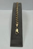 9ct Curb Bracelet , 11.16g - ** Hallmarked ** 19 cm Length , 0.5 cm Width