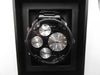 Softech Men's Large face black watch