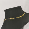 22K Gold, (919 Pure Gold) Necklace with Small Pendant, 3.40Grams, Length: Approx. 16" Length