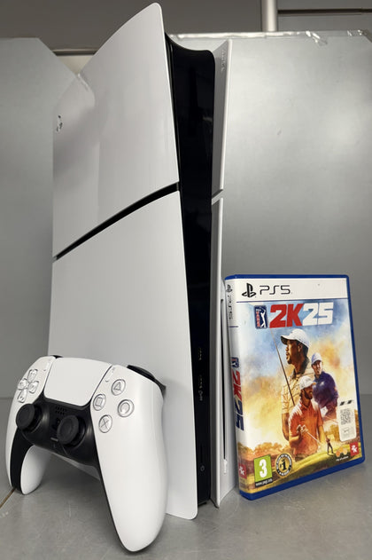 Sony PlayStation 5 Slim Disc Edition Console Bundle ( + 2K25 ) ** Unboxed **