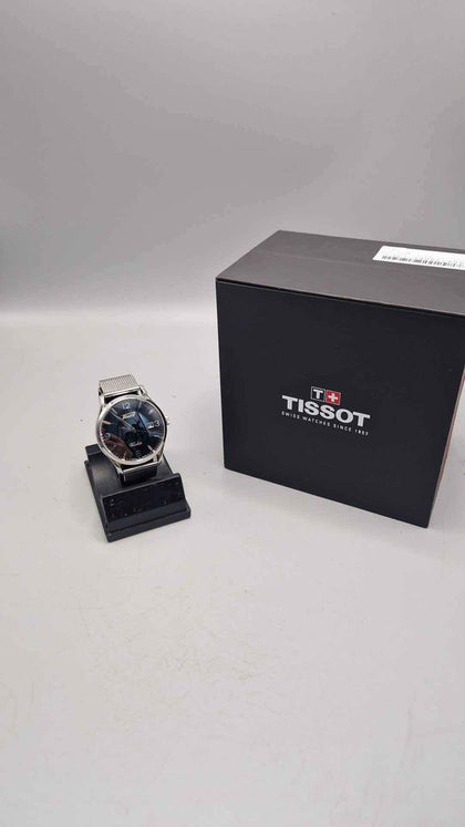 Tissot Gents Visodate Sapphire Quartz Watch T118410A - Mesh Strap - Boxed