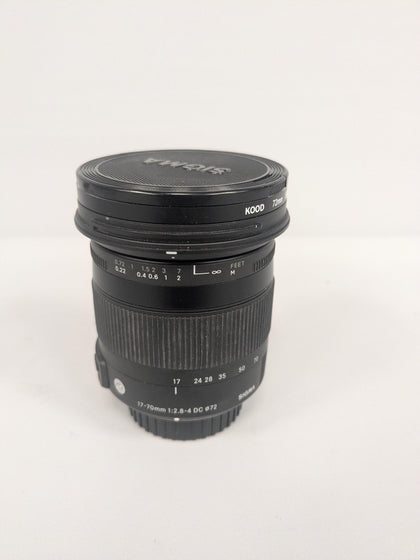 Sigma 17-70mm 1:2.8-4 DC Nikon Lens