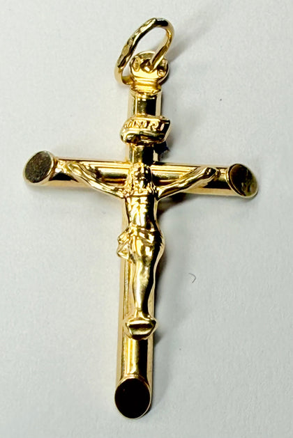 9ct gold cross pendant
