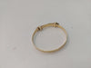 9k Gold  children's Bangle 4.20G Hallmarked(375)&Tested 5CM Width