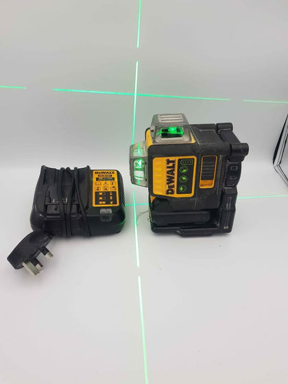 Dewalt DCE089G Cross Line Green Beam Laser 3-Way Self Levelling Battery & Charger