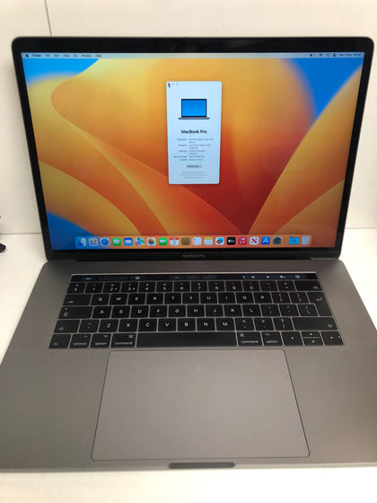 Apple MacBook Pro Touch Bar Core i7, 16gb ram, 256Gb ssd