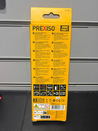 *New* prexiso 2 in 1 measure & level