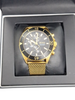 BOSS OCEAN EDISION 1513703 YELLOW GOLD MESH STRAP MENS WATCH