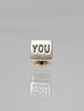 Pandora I Love You charm with 14k Gold Heart